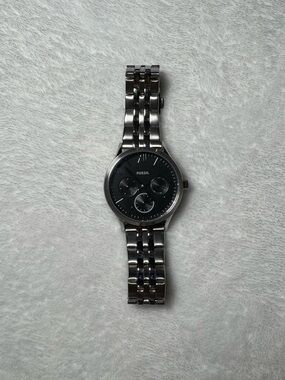 Fossil Fenmore Multifunction Silver-Tone Stainless Steel Watch 36mm